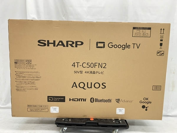 SHARP AQUOS 4T-C50FN2 50型 液晶テレビ 4K シャープ アクオス 未使用 楽 C8474799_画像3