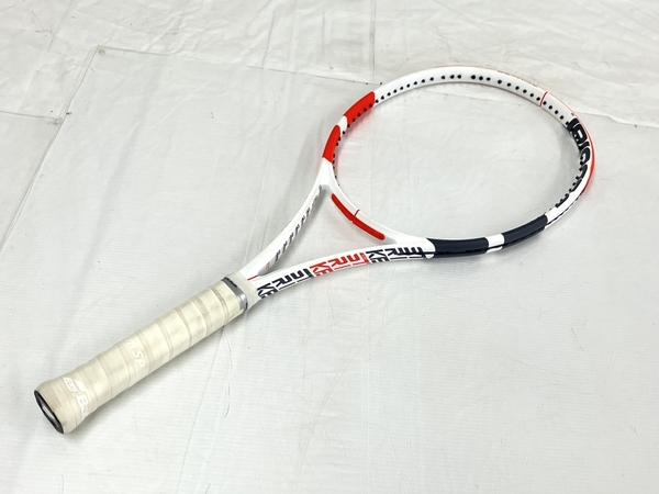 Babolat 硬式 テニスラケット PURE STRIKE ピュア ストライク ホワイト系 未張り スポーツ用品 テニス 中古 T8497126_画像1