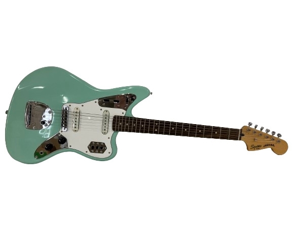 Squier by Fender スクワイヤー Vintage Modified Jaguar ジャガー Surf Green エレキギター 中古 B8449501_画像1