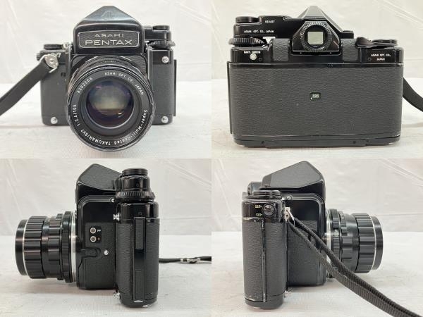ASAHI PENTAX 6X7 後期型 TAKUMAR 1:2.4/105 中判 フィルム カメラ レンズ 6×7 67 ジャンク C8484465_画像2