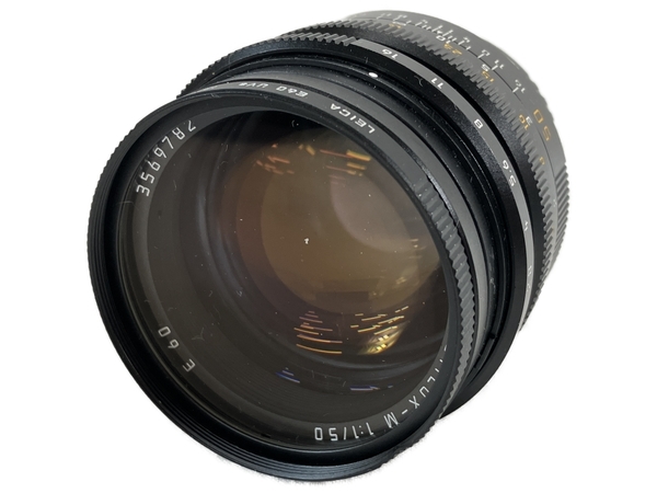Leica NOCTILUX-M 50mm F1 E60 第2世代後期 3569782 12544 純正フード 13381 フィルター 訳あり W8503922_画像1