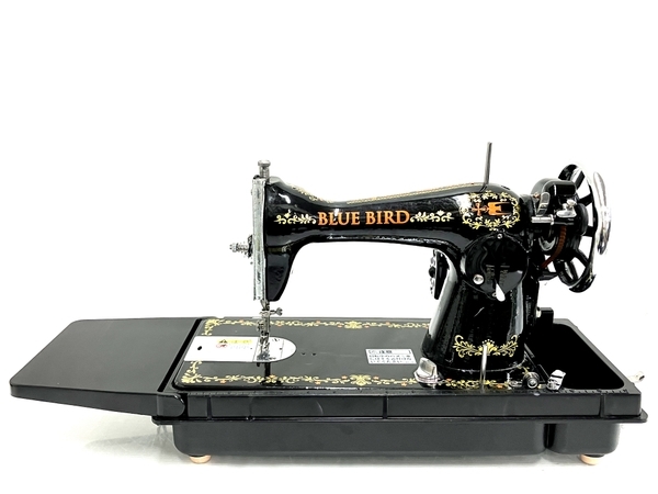 アックスヤマザキ HA-1 アンティークミシン 電動 家庭用 ミシン ブルーバード sewing machine 家電 中古 T8406247_画像1