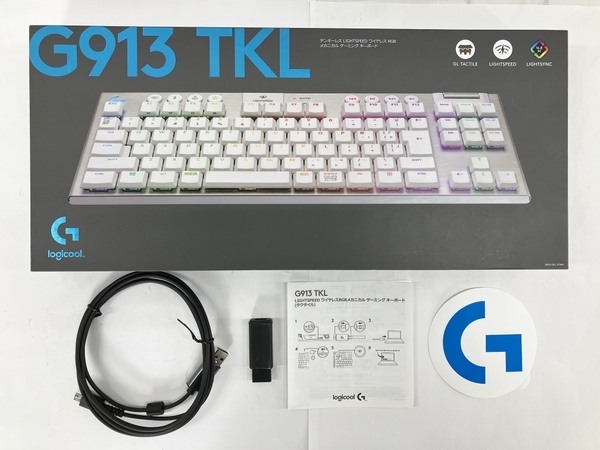 Logicool YR0076 G913 TKL LIGHTSPEED WIRELESS ロジクール ワイヤレスゲーミングキーボード PC周辺機器 良好 W8485926_画像2