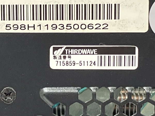 Thirdwave Corporation ZG デスクトップPC i9-9900K 3.60GHz 32GB SSD 1.0TB RTX 2080 SUPER Windows 10 Home 中古 T8246805_画像6