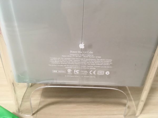 Apple Power Mac G4 Cube 　動作未確認ジャンク　本体のみ　②_画像8