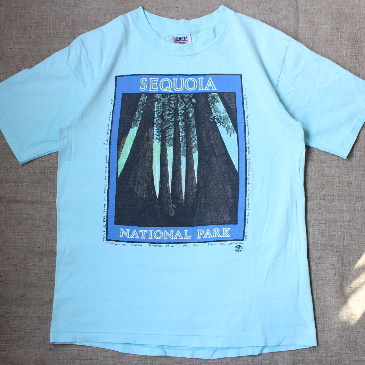 レア 1990s セコイア国立公園 ヴィンテージTシャツ ハーフドーム アメリカ トレイル マウンテン 巨木ハイキング アウトドア ジョンミューア