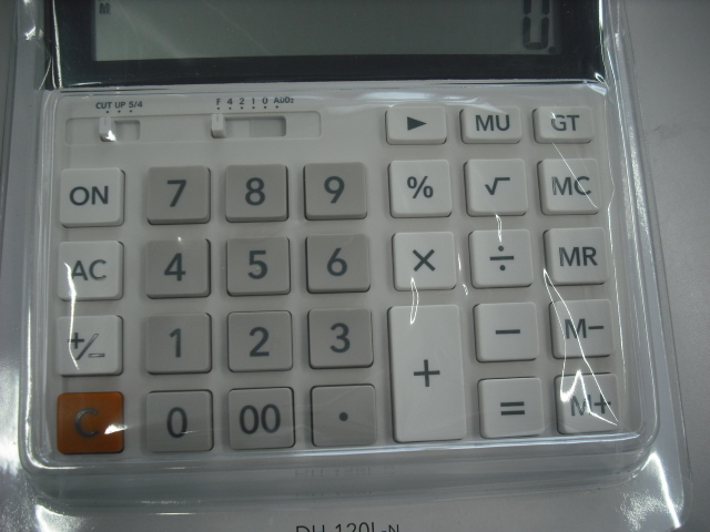 ★CASIO カシオ　　１２桁　　卓上電卓　　DH-120L-N 新品未使用　　　　送料無料_画像2