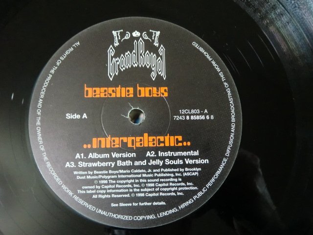 (A)【何点でも同送料 LP/レコード】Beastie Boys / Intergalactic ～ Grand Royal 12CL803/UK/ビースティ・ボーイズ_画像3