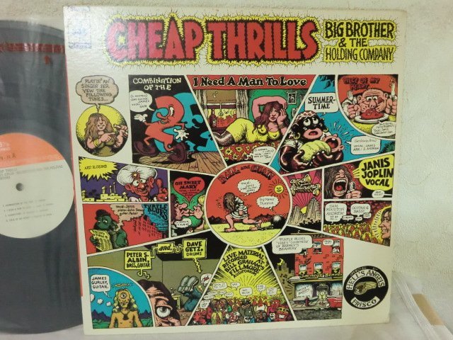 (A)【何点でも同送料 LP/レコード】Big Brother & The Holding Company/Cheap Thrills/SOPN-74の画像1