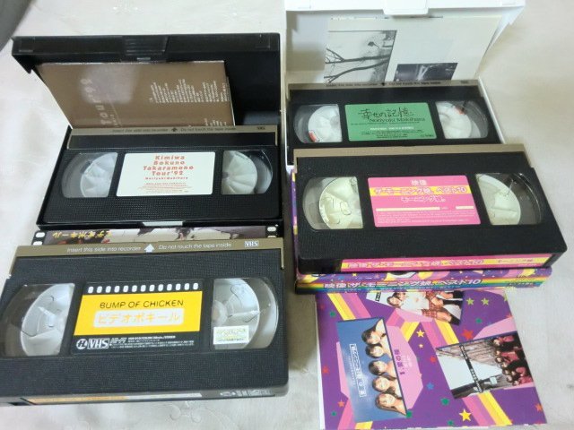 (K) VHS видеолента ( какой пункт купив . такой же стоимость доставки ) 4 пункт совместно / Makihara Noriyuki .. .. . предмет TOUR 92/... память /bump of chicken / Morning Musume 10 др. 