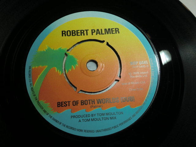 EPS レコード【何点でも同送】UK 7 Robert Palmer - Best Of Both Worlds / Where Can It Go? ロバート パーマー Double Fun WIP6445_画像4