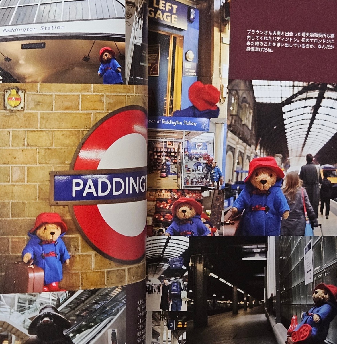 主婦と生活社「パディントンベアのロンドン案内」Guide to LONDON with Paddington Bear 帯つき 2015 初版_画像5