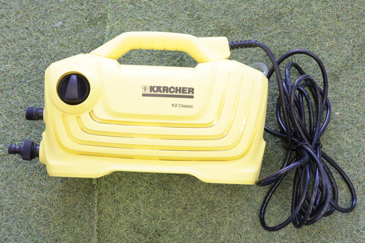 【説明書付き】KARCHER k2 Classic 高圧洗浄機 ケルヒャー イエローカラー 掃除 清掃 洗車 バキュームクリーナー 003FMMFR52_画像4