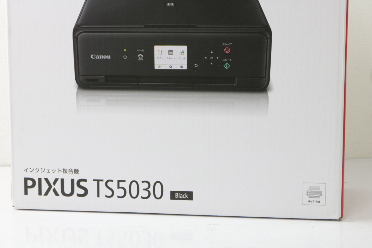 【未開封品】Canon PIXUS TS 5030 インクジェットプリンター キャノン ブラックカラー コピー機 印刷機 インテリア コレクション020FOFFR69_画像3