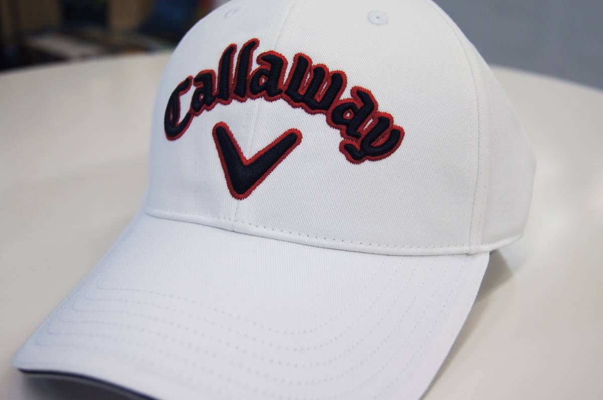 Callaway キャロウェイ 新品 ゴルフキャップ ホワイト 未使用品 の商品