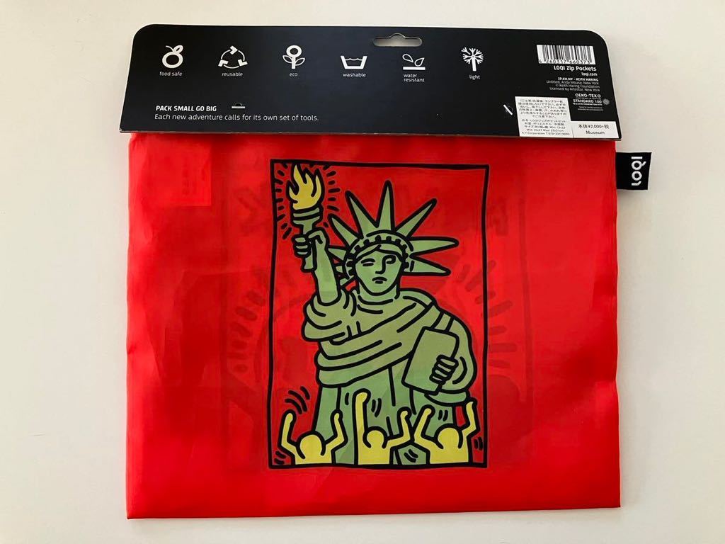 Keith Haring(キースヘリング)LOQI ZIP Pockets/ジップポケット/ポーチ/３つセット/museum_画像5