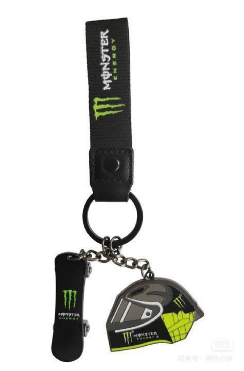 モンスターエナジー キーホルダー スケボー 金属製 Monster energy