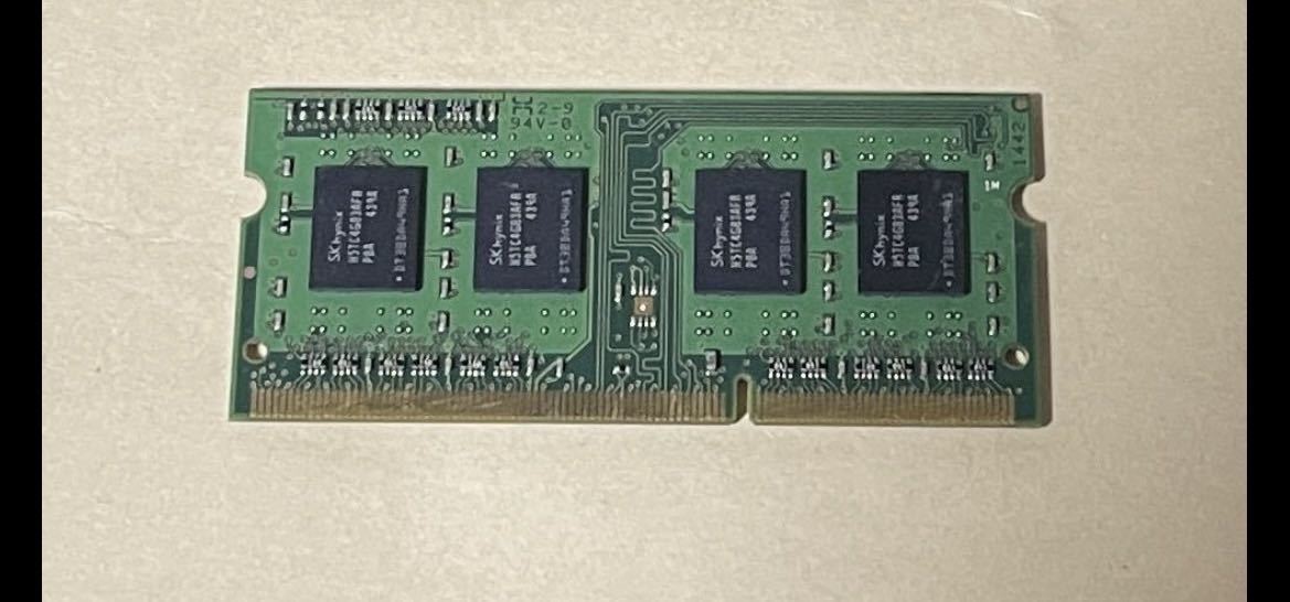 PC3-12800S DDR3-1600 4GB×1枚 ノートパソコン用メモリ　複数在庫あります　セット、まとめて落札歓迎！_画像2