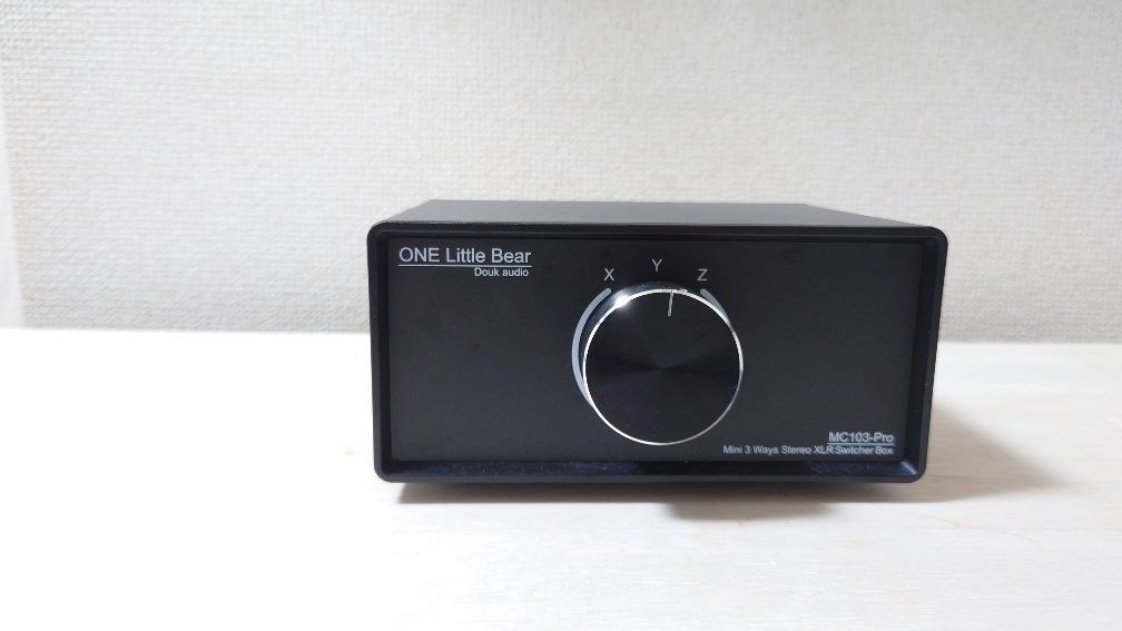 Nobsound 1-IN-3-OUT XLRオーディオスイッチ Douk Audio One Little Bear