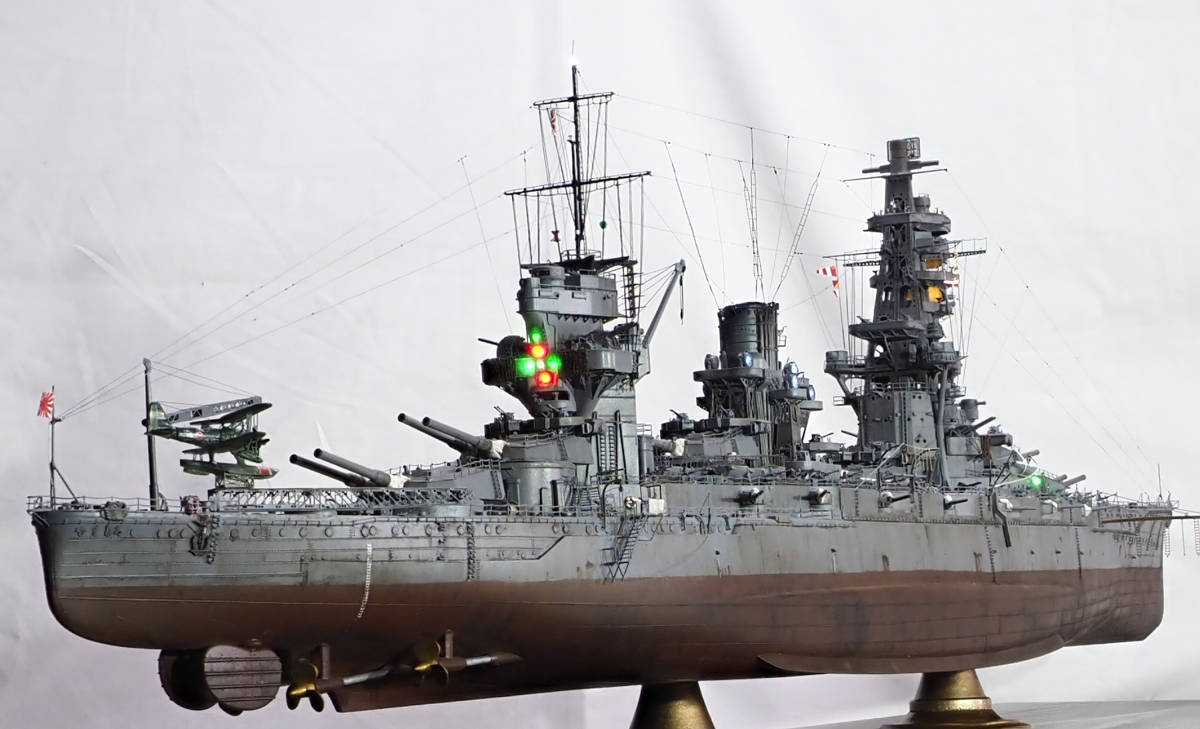 Yahoo!オークション - 1/350 精密完成品 日本海軍 戦艦 「山城」1944 Yahoo!オークション - 1/350 精密完成品 日本海軍 戦艦 「山城」1944