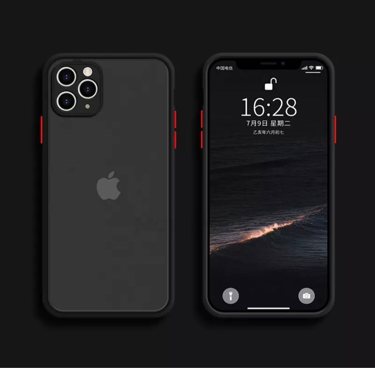 最新機種 iPhone15 ブラック 耐衝撃 マット シンプル ワイヤレス充電 半透明 ケース シリコン 人気商品 高品質 安い