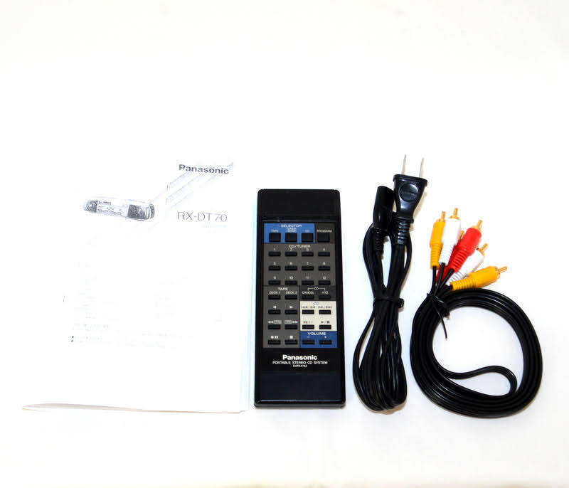純正リモコン付/極美動作品】Panasonic パナソニック RX-DT80 純正リモコン付/極美動作品】Panasonic パナソニック RX-DT80