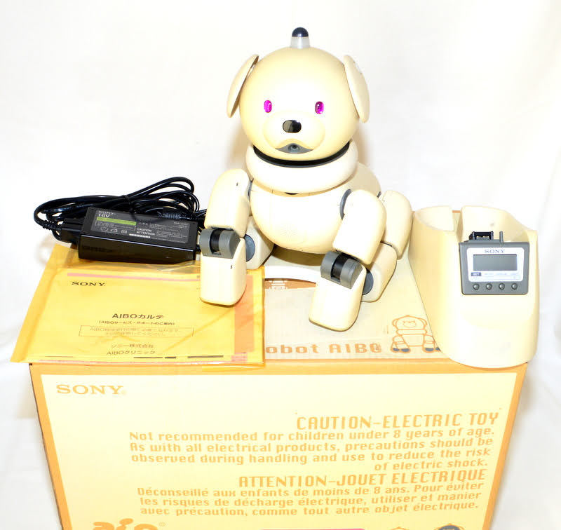 【激稀少元箱内箱付属/長期保管品】SONY ソニー AIBO アイボ ERS-311B 犬型ロボット バーチャルペット エンターテインメントロボット 現状_画像1