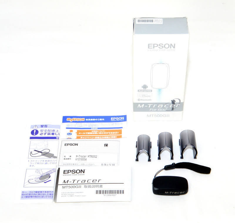 【元箱付属/極美品】EPSON エプソン M-Tracer MT500GⅡ ゴルフスイング解析システム 黒スイング練習機 通電確認 M-S751 セイコーエプソン