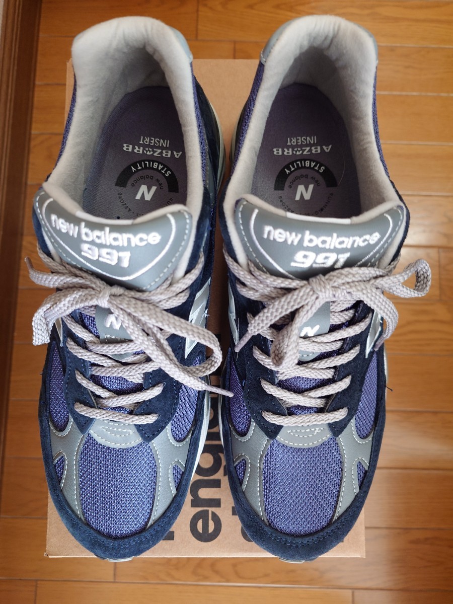 new balance M991NV　size 27.5/D　美中古　ニューバランス991_画像4