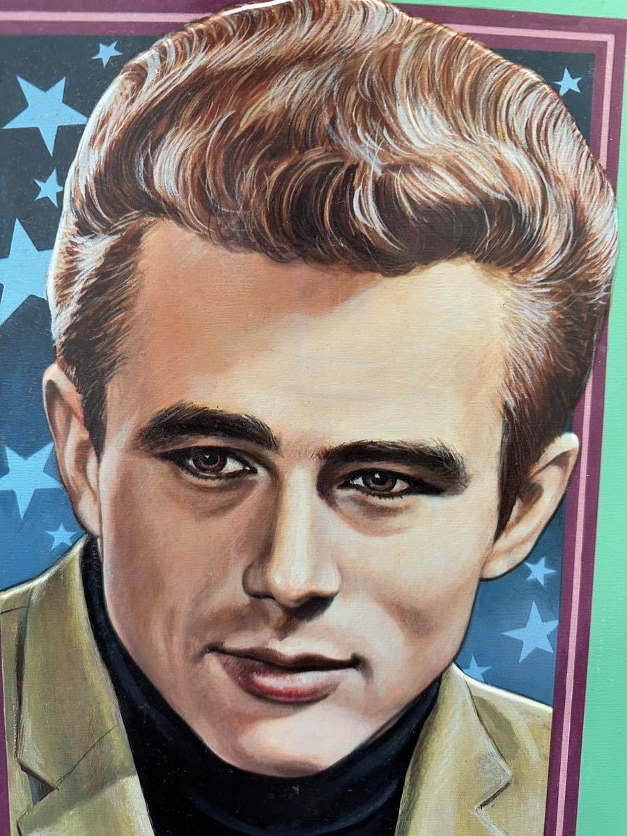 JAMES DEAN ブリキ 看板 サインボード ホーロー 1994 貴重 雑貨 ヴィンテージ_画像6