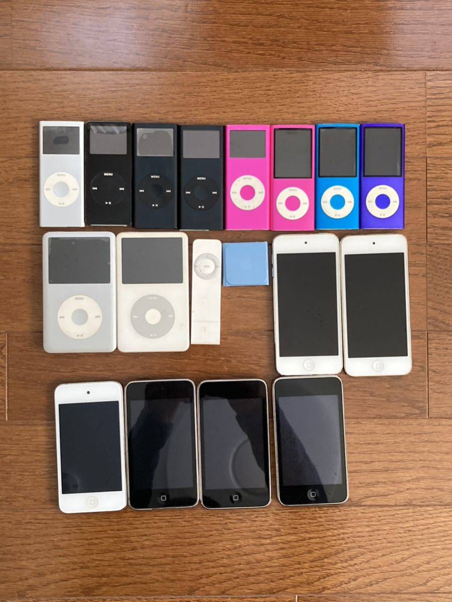 ★ジャンクApple アップル iPod classic nano まとめて18台★A1285 、A1199 、A1574、A1421等いろいろ_画像2