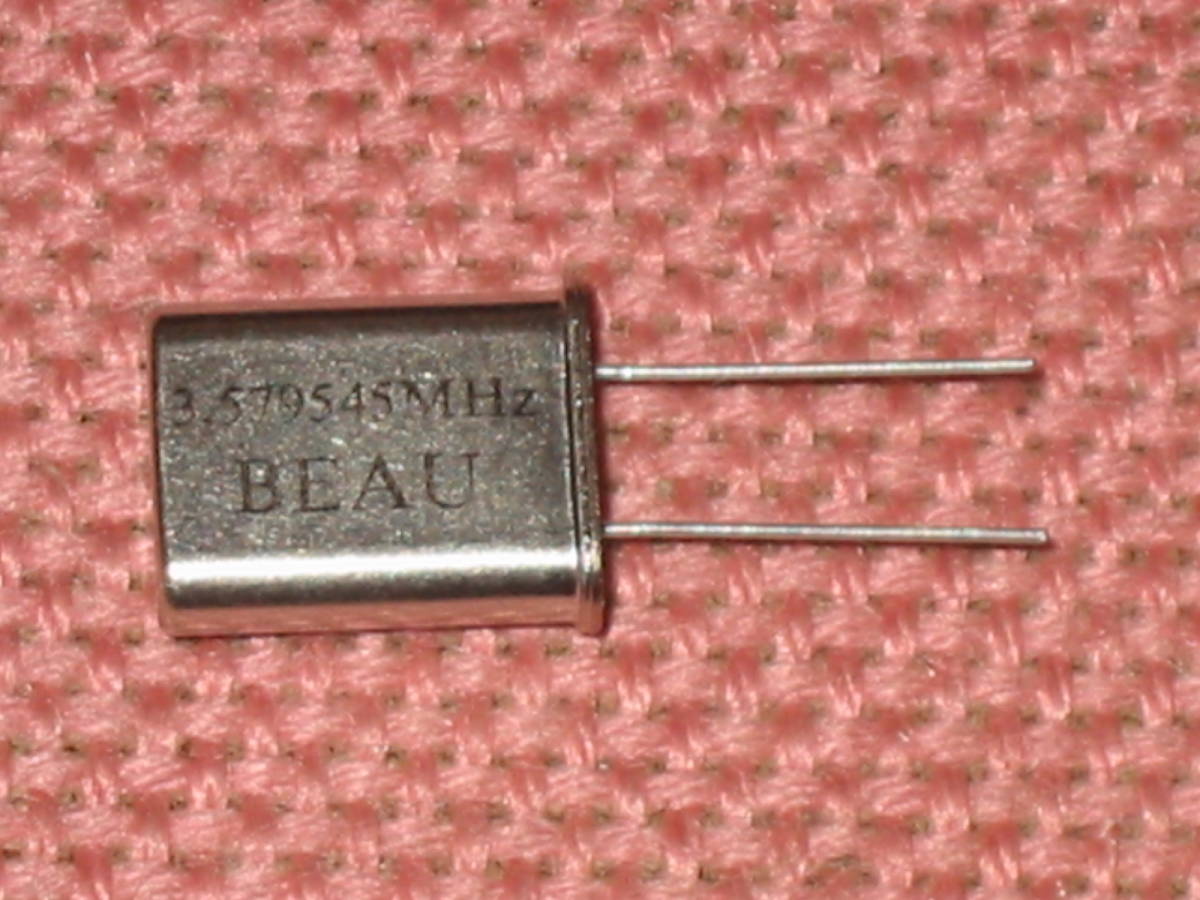 BEAU 水晶発振子 3.579545MHz (HC-49/U) [1セット10個] _画像1