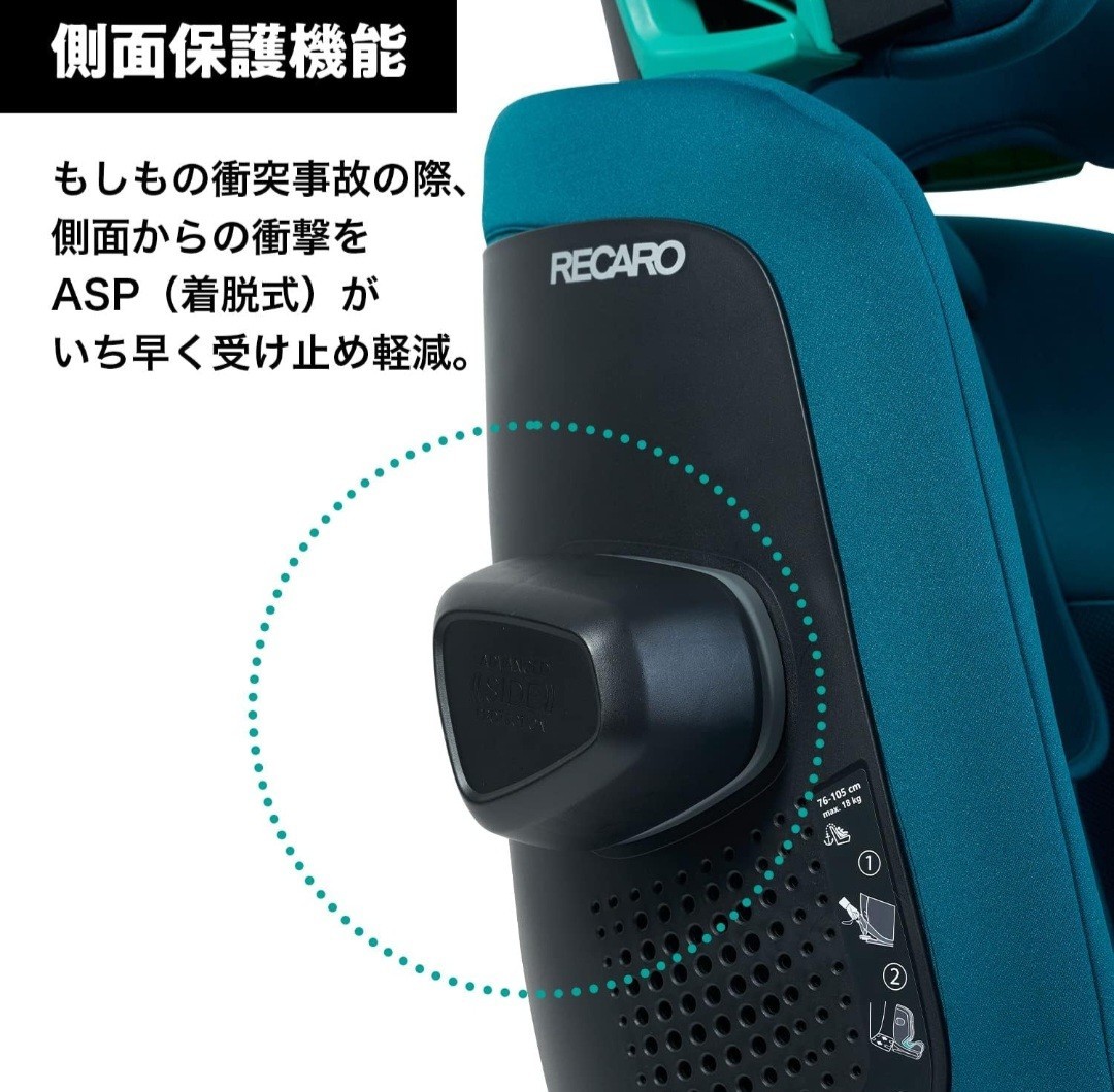 [新品] レカロ トリアエリート ガーネットレッド チャイルドシート RECARO ISOFIX_画像9