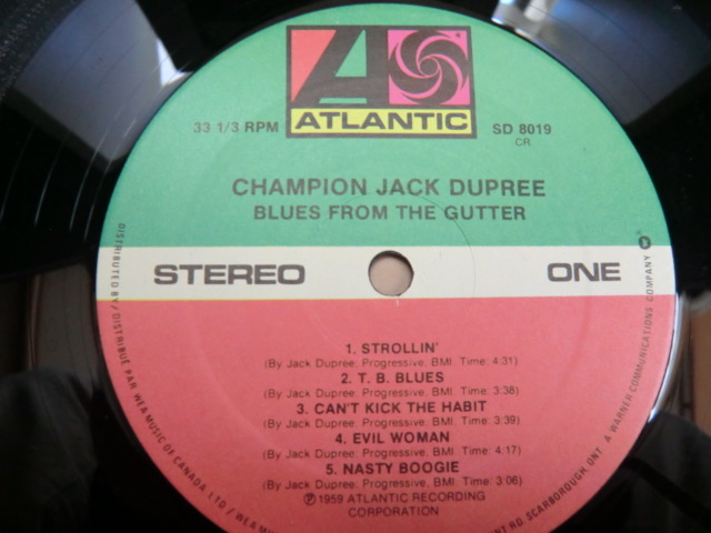 BLUES・ブルース LP：JACK DUPREE「CHAMPION」の画像3