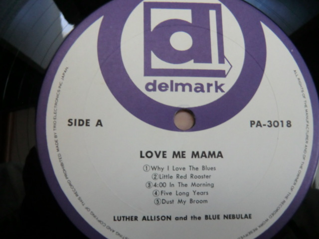 BLUES・ブルース LP：LUTHER ALLISON「LOVE ME MAMA」の画像3
