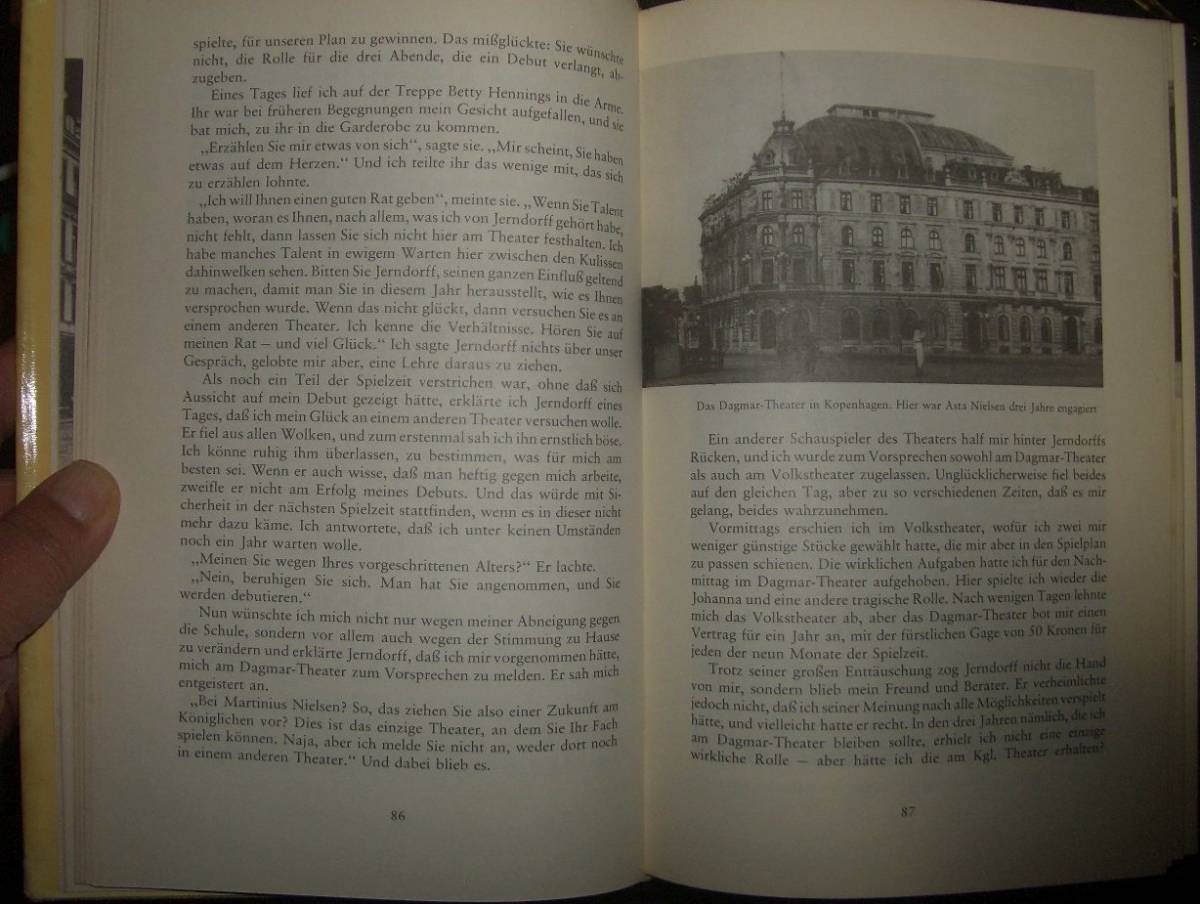 洋書★『ASTA NIELSEN Die schweigende Muse』C.H.Verlag 1977年★ドイツ語版、女優アスタ・ニールセン評伝、サイレント映画_画像3