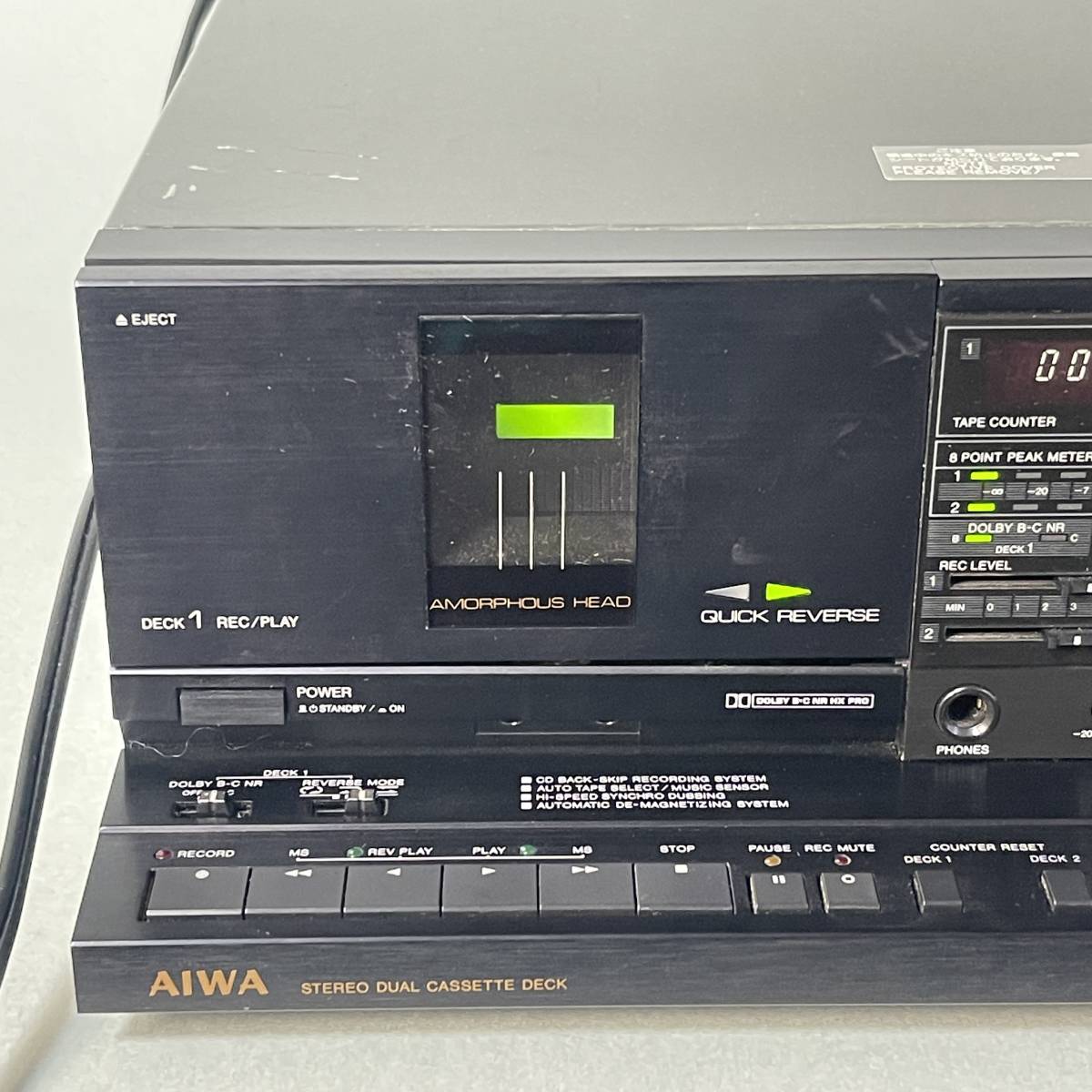 ジャンク AIWA アイワ ステレオカセットデッキ FX-SW909 ジャンク AIWA アイワ ステレオカセットデッキ FX-SW909