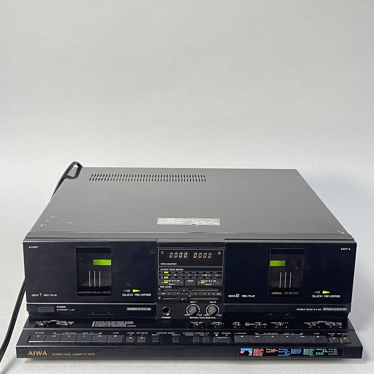 ジャンク AIWA アイワ ステレオカセットデッキ FX-SW909 ジャンク AIWA アイワ ステレオカセットデッキ FX-SW909