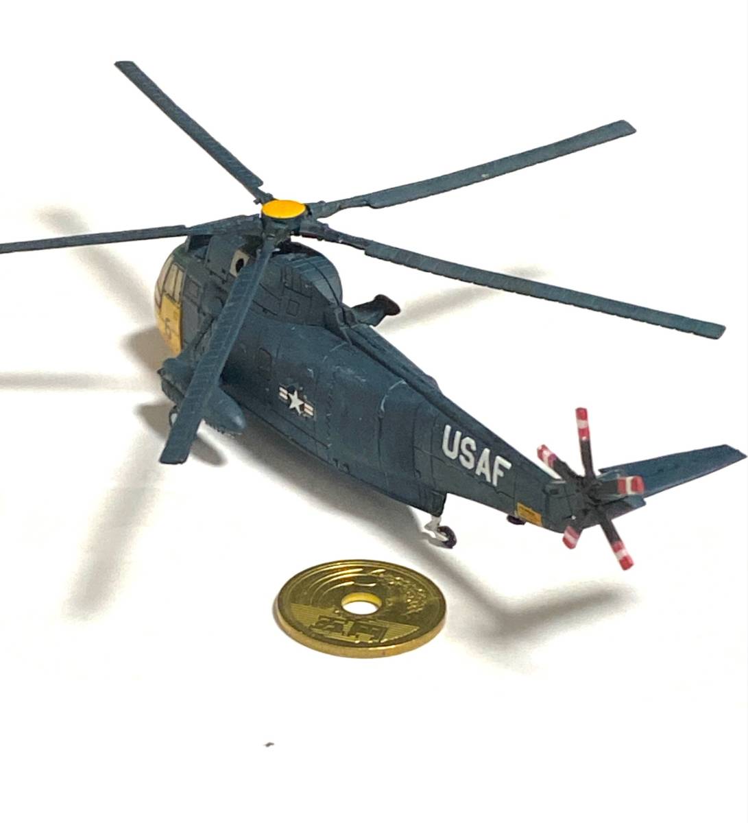 ヘリボーンコレクション SH-3 シーキング アメリカ空軍 1/144 ヘリコプター エフトイズ　F-toys_画像5