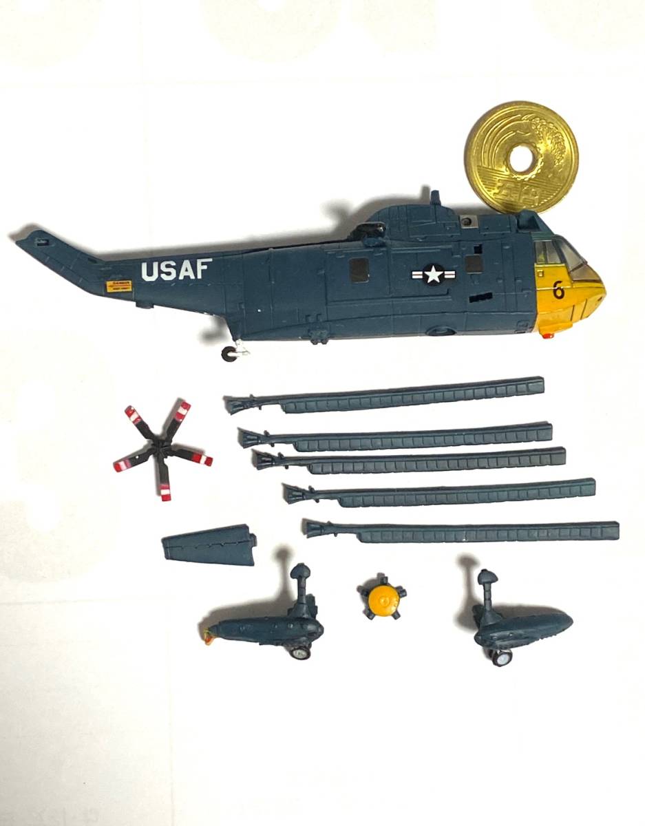 ヘリボーンコレクション SH-3 シーキング アメリカ空軍 1/144 ヘリコプター エフトイズ　F-toys_画像10