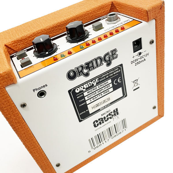 1円～ SX エスエックス VTG series エレキ ギター ソフトケース付 ORANGE MICRO CRUSH アンプ 楽器 音楽 バンド 初心者 (6)_画像4