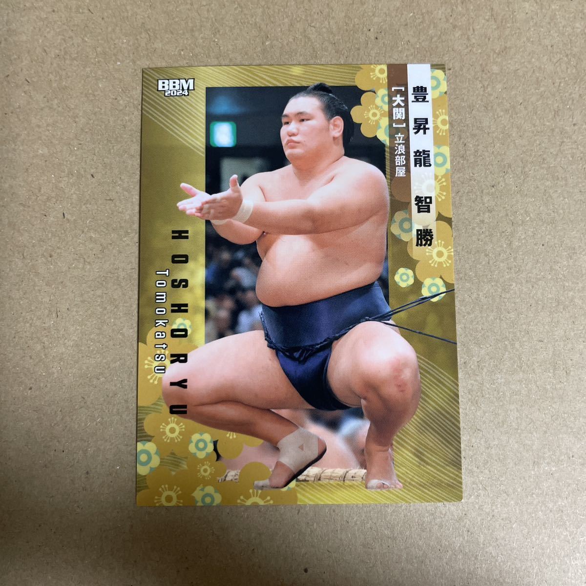 BBM2024 大相撲カード 豊昇龍 大関 立浪部屋_画像1