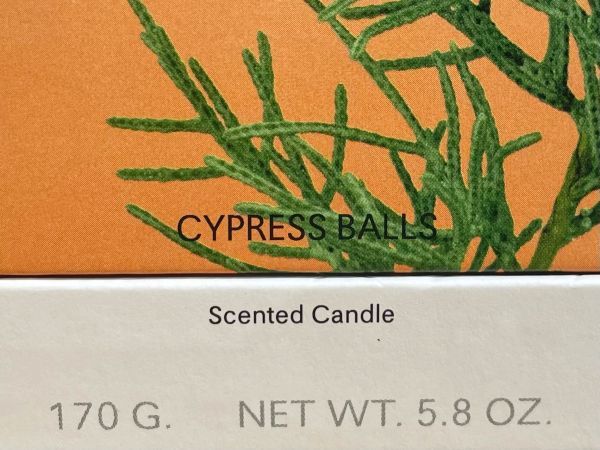 θ【新品未開封】LOEWE/ロエベ サイプレスボール キャンドル CYPRESS BALL Scented Candle 170ｇ 完品 S87196756905_画像9