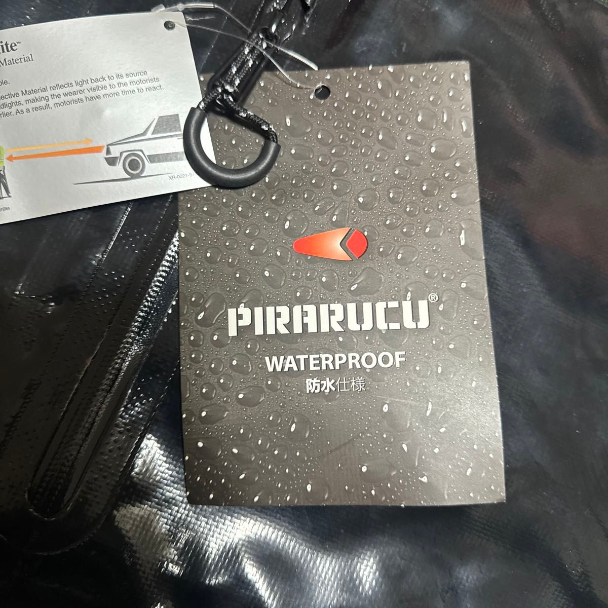 PIRARUCU ピラルク 防水　リュック 黒　インナー バッグ付き 25L 大きい　大容量　梅雨