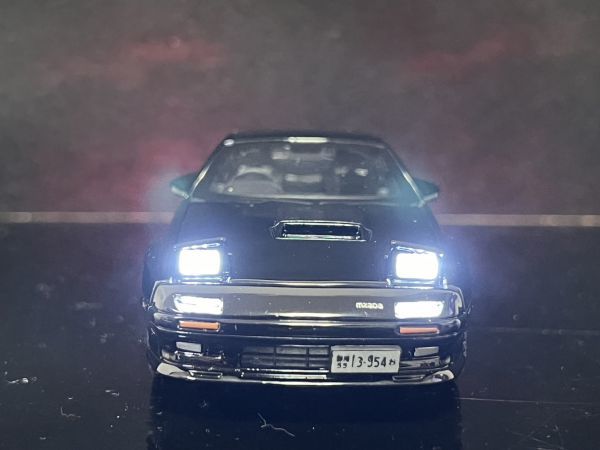 マツダ RX-7 FC mazda 1/32 ミニカー H157 ブラックの画像4