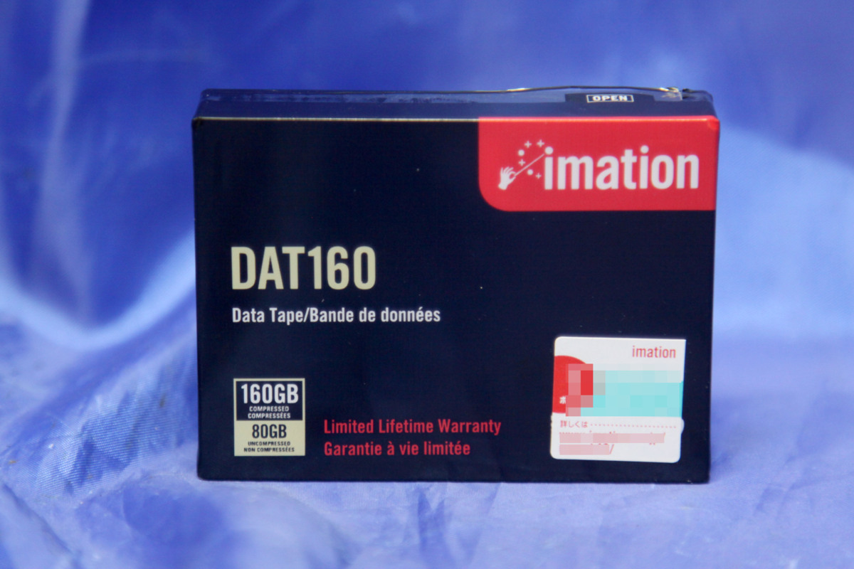 ★未開封・未使用品/10個入荷★ imation/DAT160 データテープ 160GB/80GB 8mm×155m 60056_画像1