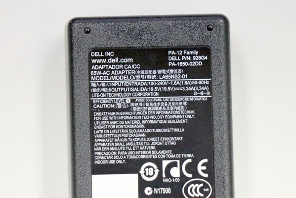 ★2個入荷★ DELL 純正ACアダプター ◆LA65NS2-01/PA-1650-02DD/19.5V 3.34A/外径約7.5mm 内径約5mm◆ DELLAC19.5V80S_画像2