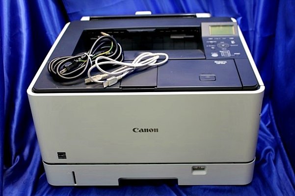 ◆カウンター極少！！8枚◆ CANON/キヤノン A3対応 モノクロレーザープリンター ★Satera LBP442/USBケーブル付★　48550Y_画像1