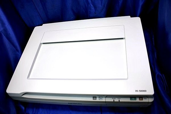 ★動作OK/スキャン枚数激少6枚!!★ EPSON/エプソン A3対応 フラットベット ドキュメントカラースキャナー ★DS-50000/USB★ 48679Y_画像3