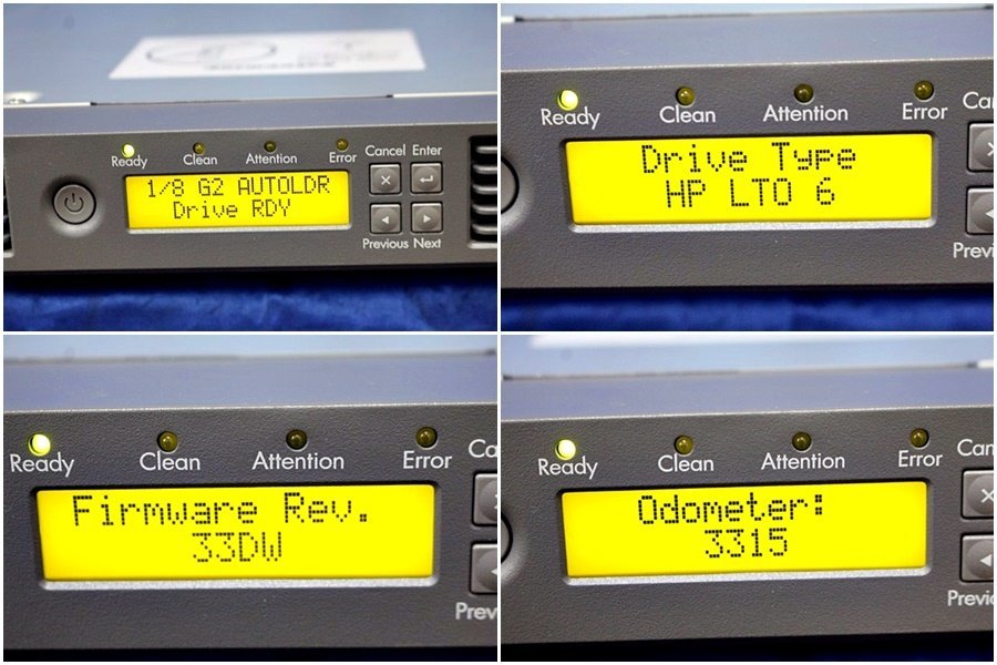 HP/ tape auto Roader StorageWorks 1/8 G2 autoloader*LVLDC-0501/LTO6 Drive installing * 1U rack type 48448Y